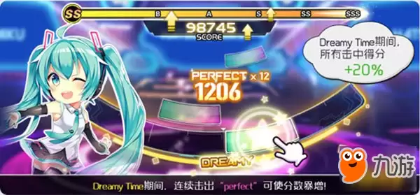 初音未来梦幻歌姬手游基础玩法音符评价说明