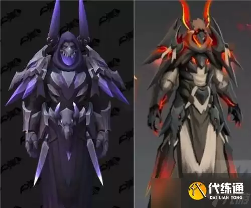 魔兽世界10.0版本全职业套装初预览 和用户想象的不太一样