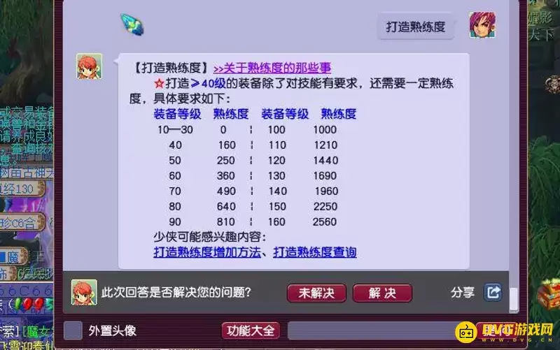 《梦幻西游》怎样有效提升打造熟练度以打造高等级装备-打造等级与提升方法