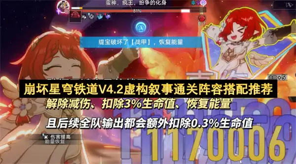 崩坏星穹铁道V4.2虚构叙事:通关阵容搭配推荐