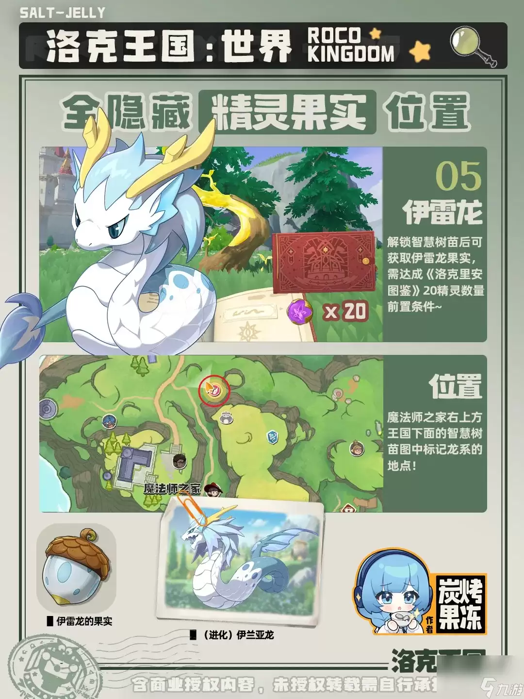 《洛克王国》伊雷龙果实获取地点汇总