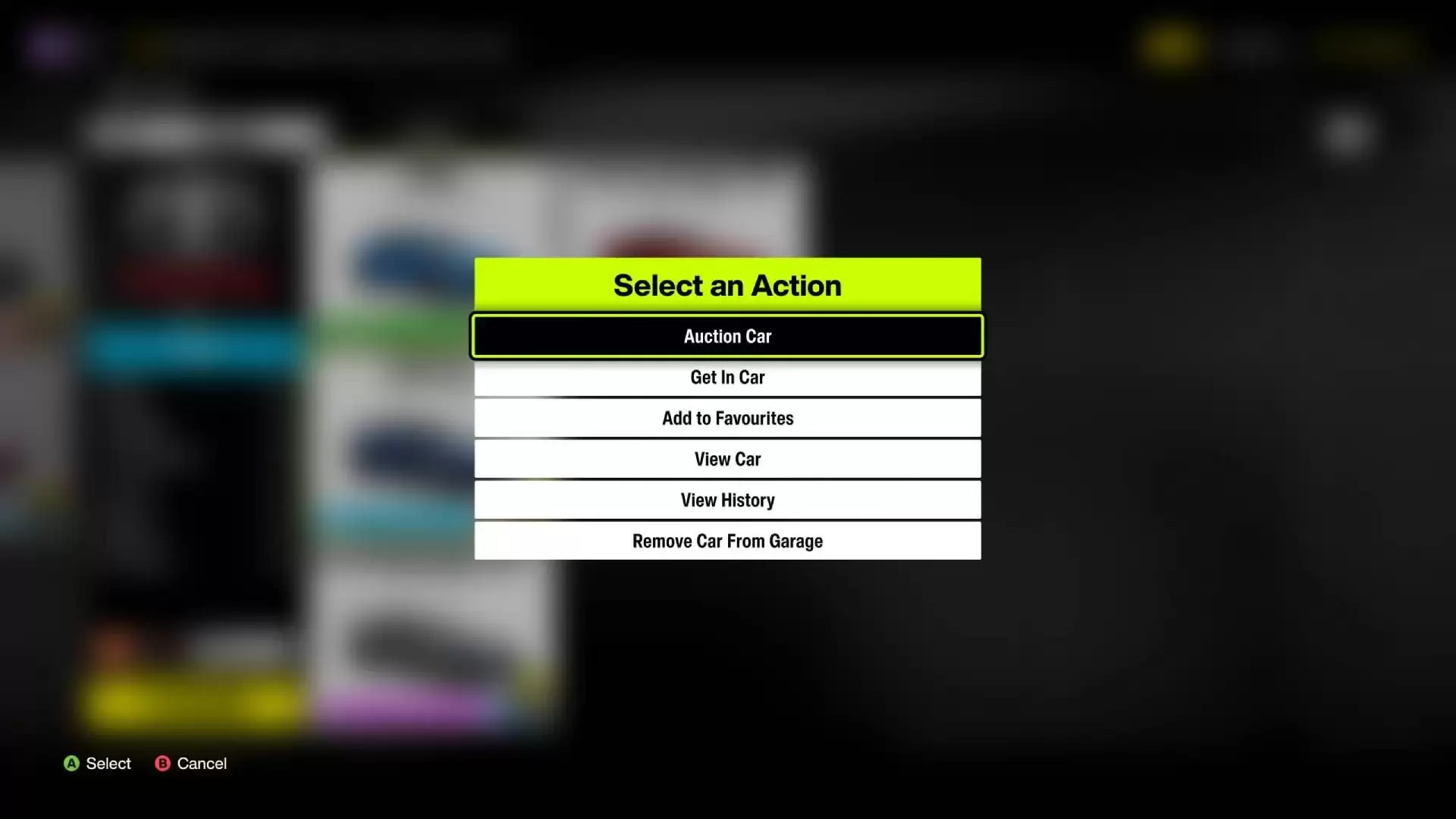 怎样在 Forza Horizon 6 中卖车