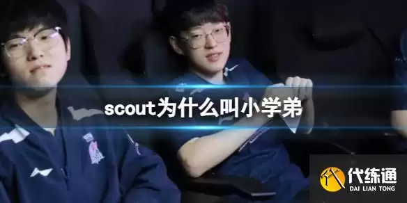 英雄联盟scout叫小学弟原因介绍_小学弟