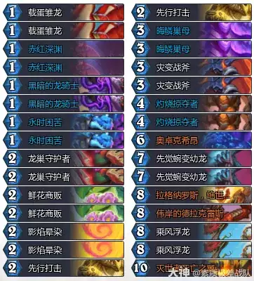 炉石传说治愈艾泽拉斯兆示龙战卡组代码公布