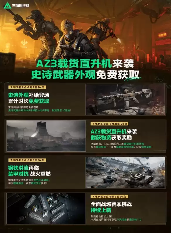 三角洲行动AZ3载货直升机活动攻略