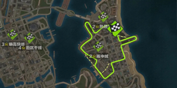 《极品飞车集结》极乐海岸跑图技巧