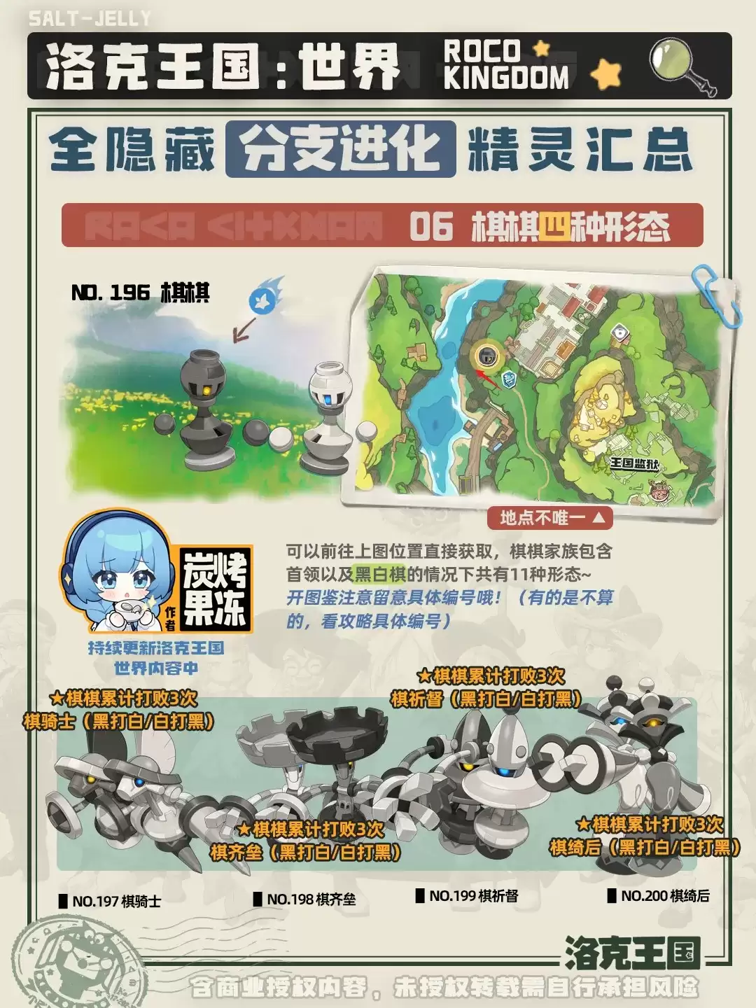 洛克王国世界棋棋的进化条件是什么