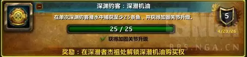 魔兽世界深渊钓客深潜机油成就指南