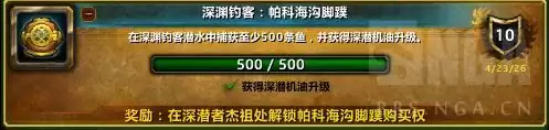 魔兽世界深渊钓客帕科海沟脚蹼成就指南