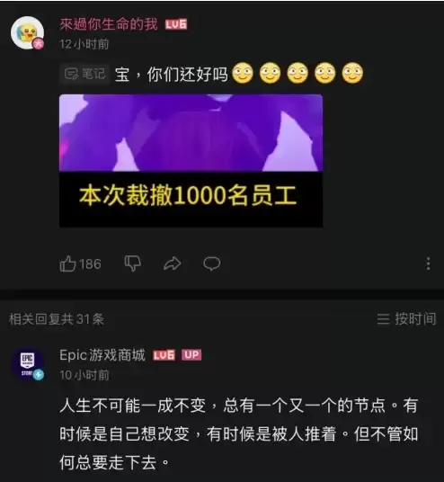 最有活人感的运营惨遭解雇！Epic国区运营发文道别