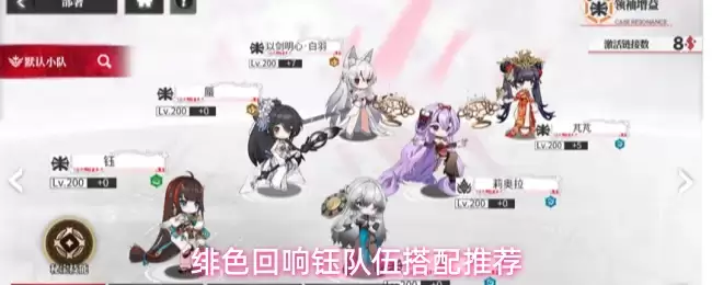 绯色回响钰实用队伍搭配推荐