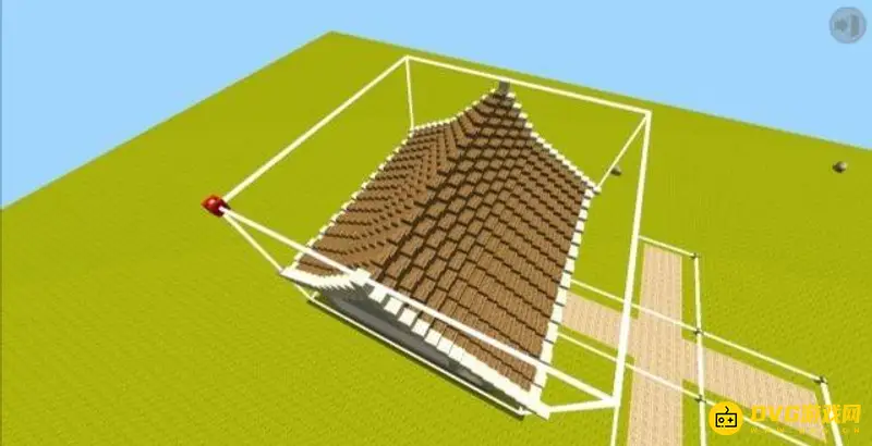 《迷你世界》四合院建造图步骤详解