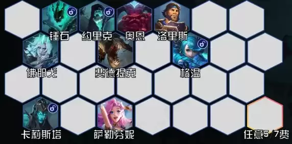 金铲铲之战暗影岛九五阵容分享
