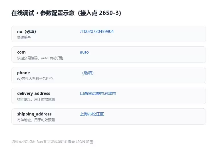 参数配置示意