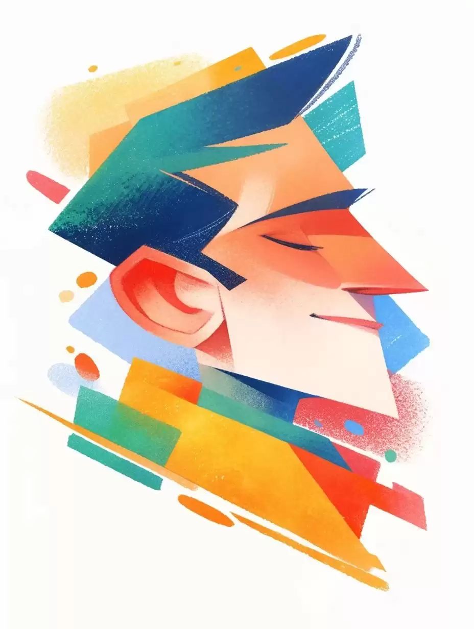 手残党看过来！30秒生成9组几何运动插画，1行咒语就搞定！
