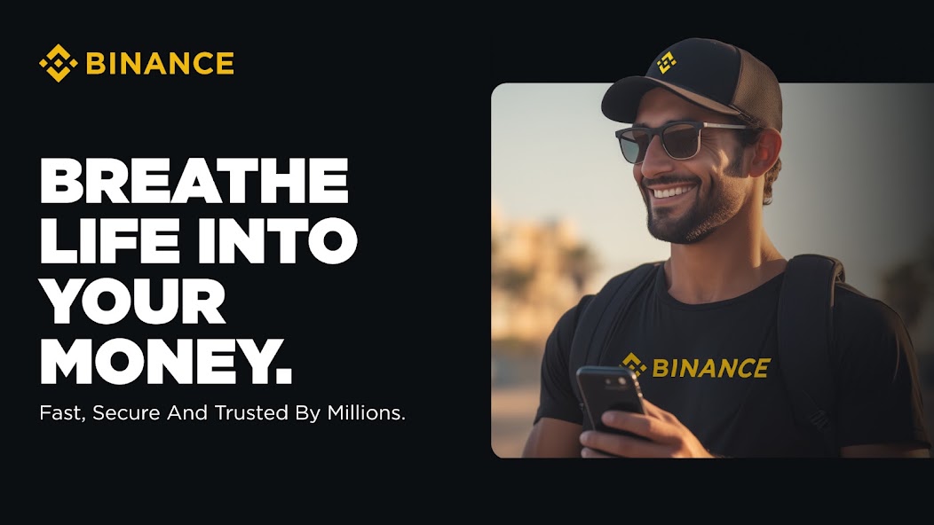 Google Play 币安应用商店页中的 Binance 品牌图