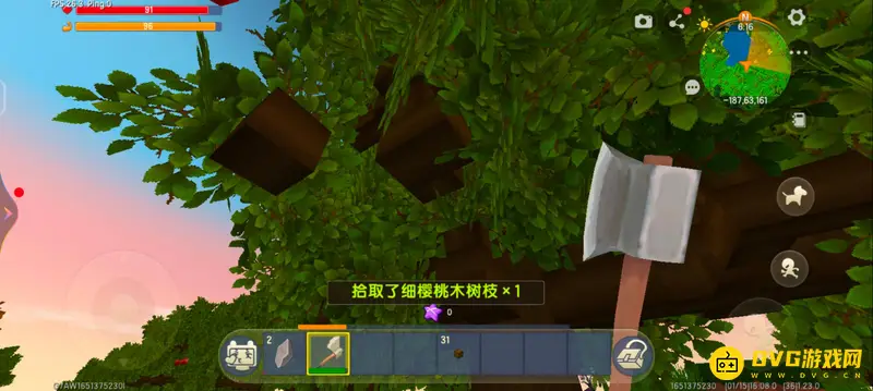 《迷你世界》细樱桃木树枝获取方法详解