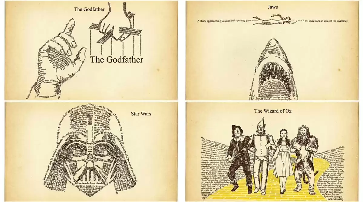 排版涌现电影海报网格