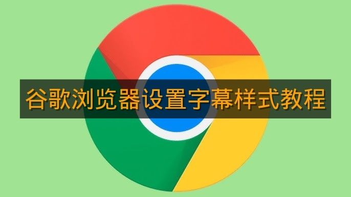 《谷歌浏览器》设置字幕样式教程