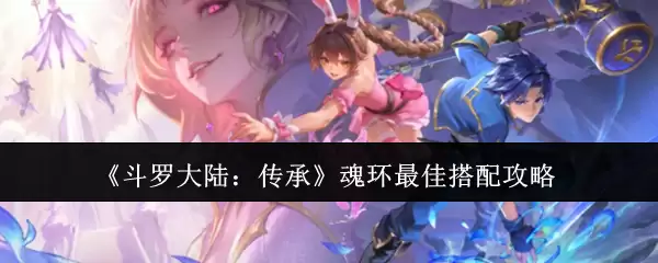 《斗罗大陆:传承》魂环最佳搭配攻略
