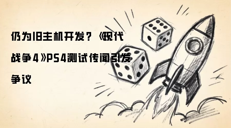 仍为旧主机开发? 《现代战争4》PS4测试传闻引发争议
