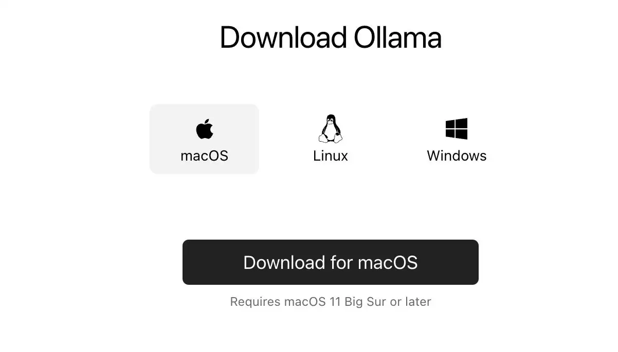 Ollama 简单安装(windows/mac/linux/docker)