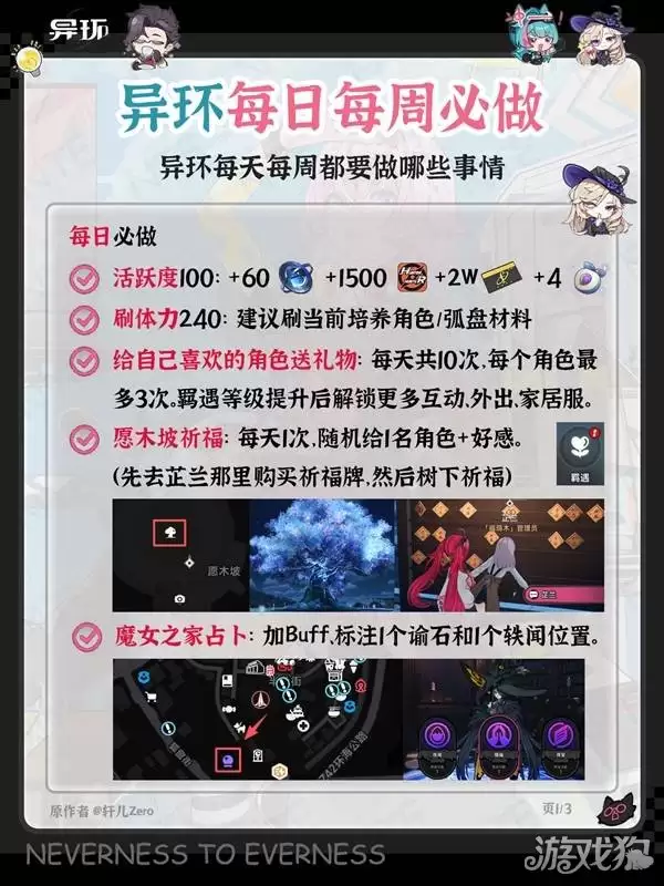 异环每日必做任务一览 每日与每周必做任务有哪些
