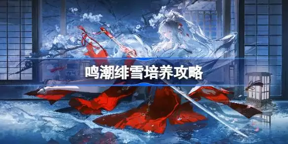 鸣潮绯雪培养攻略 鸣潮绯雪声骸武器阵容推荐
