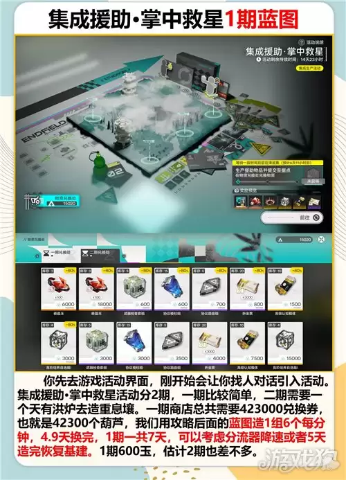 明日方舟终末地集成援助1期蓝图攻略 集成援助掌中救星有没有蓝图码