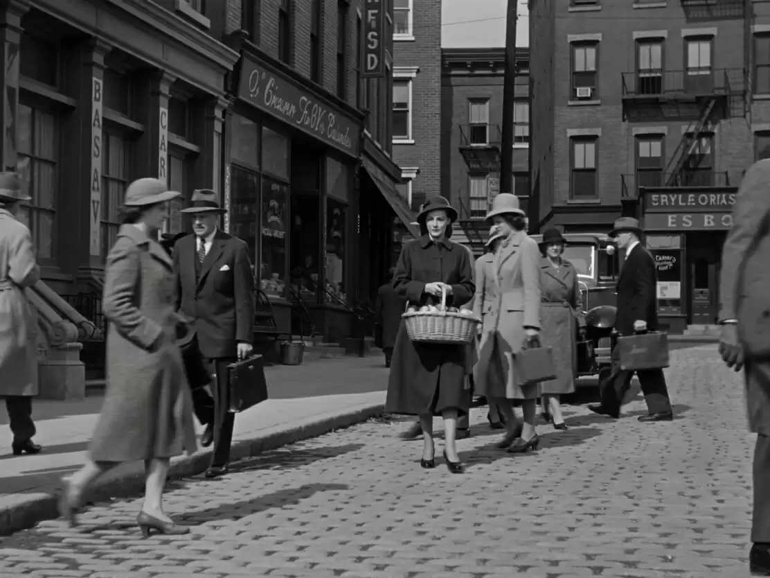 1950s Romantic Drama Scene