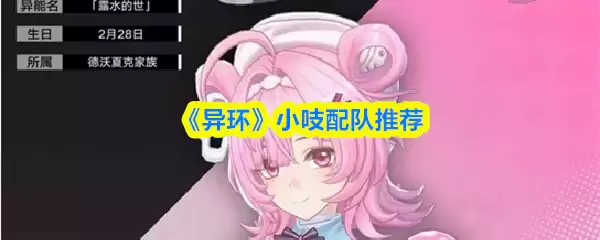 《异环》小吱配队推荐
