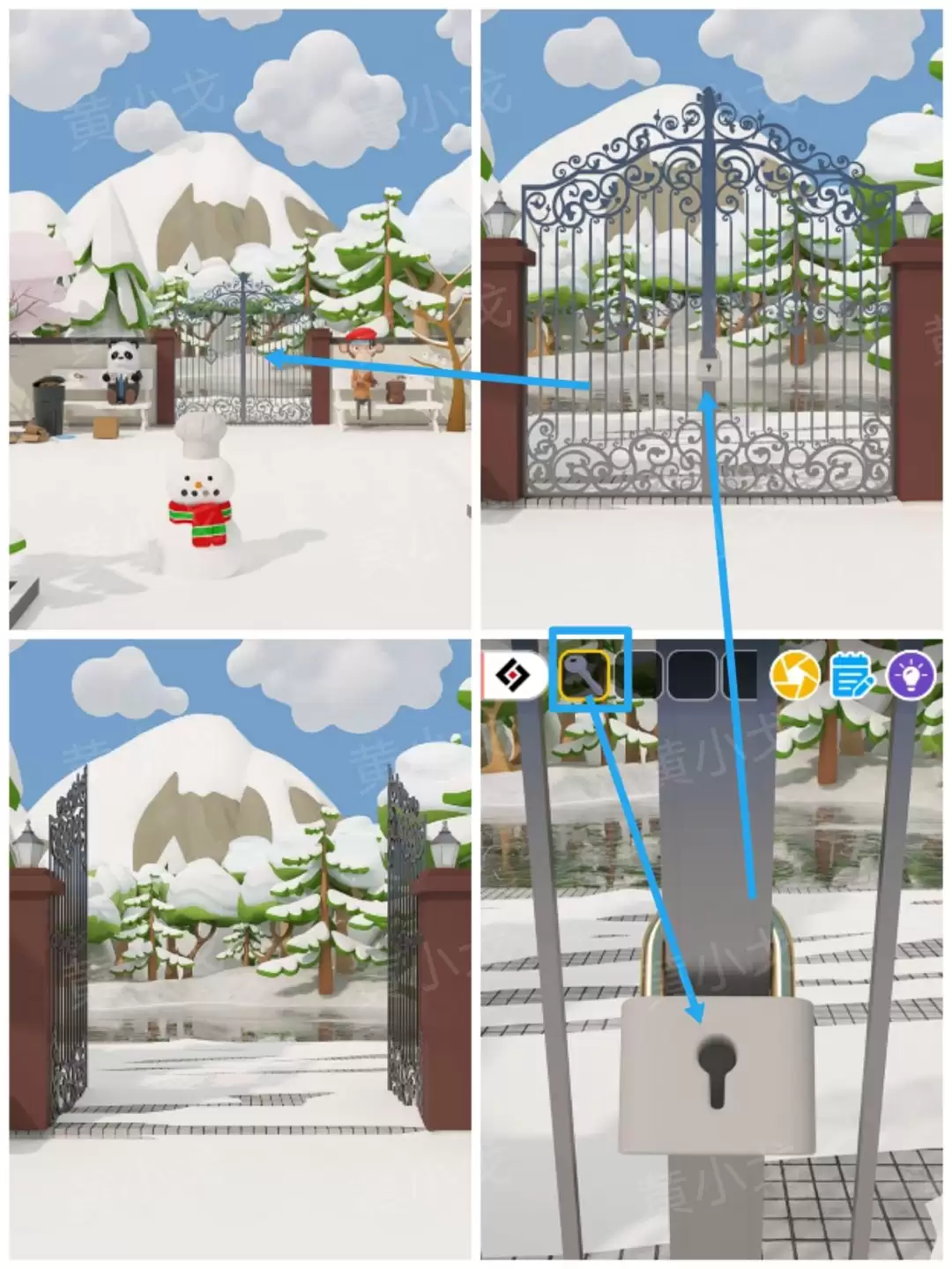 Escape Room:Snowy Park密室逃脱:雪中的公园攻略(二)