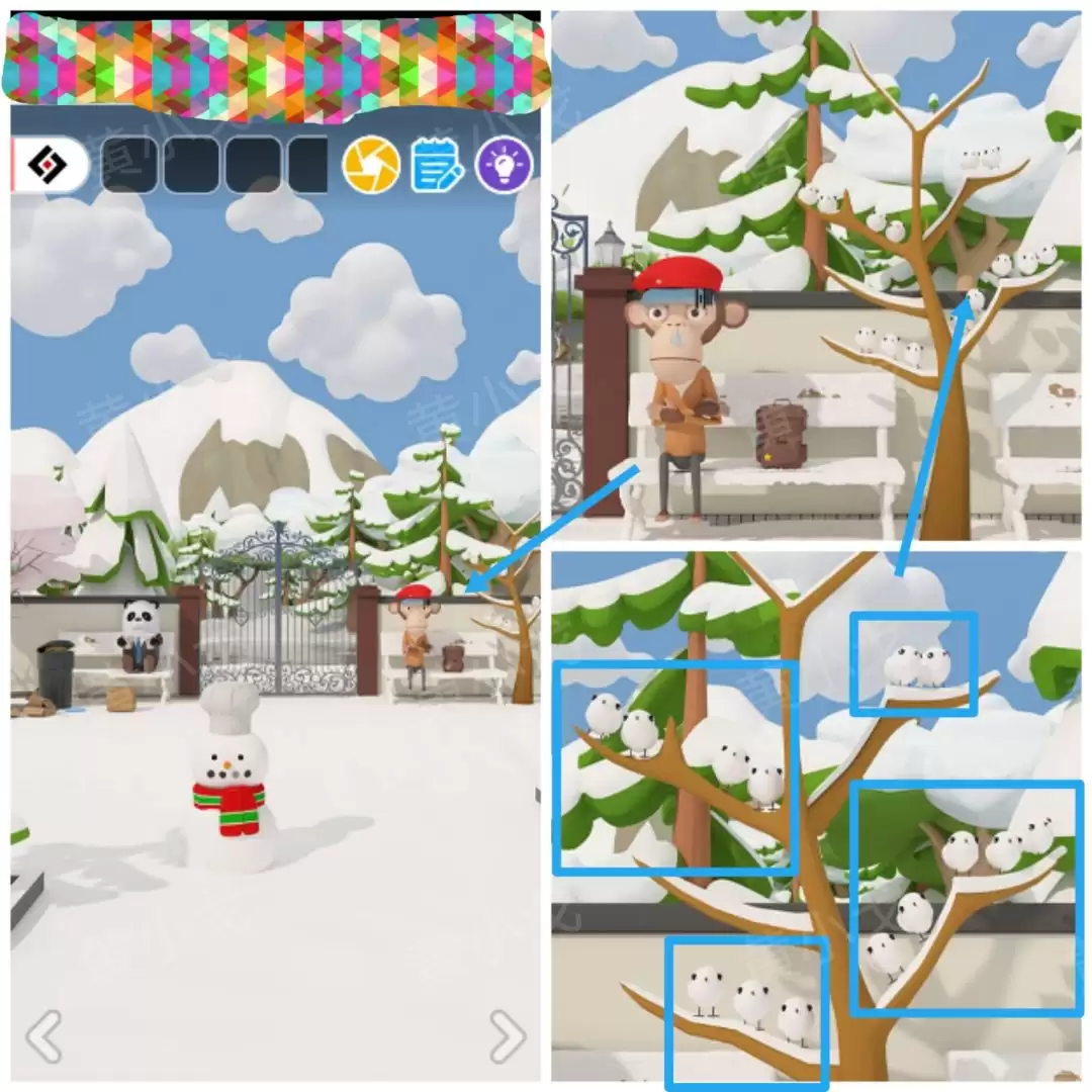 Escape Room:Snowy Park密室逃脱:雪中的公园攻略(一)