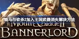 骑马与砍杀2加入王国武器消失如何办-骑马与砍杀2加入王国武器消失如何解决