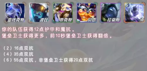 堡垒卫士羁绊 堡垒卫士羁绊