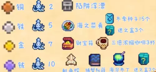 星露谷物语鱿鱼节奖励2