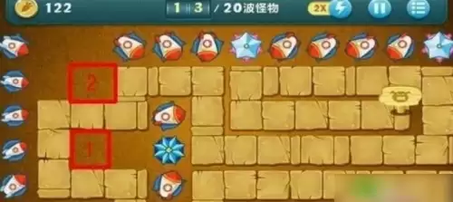 保卫萝卜沙漠第12关完美通关攻略4 保卫萝卜沙漠第12关完美通关攻略4