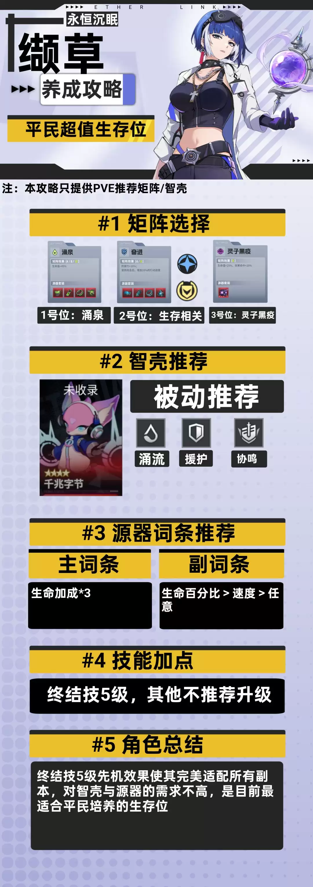 《伊瑟》缬草PVE玩法分享