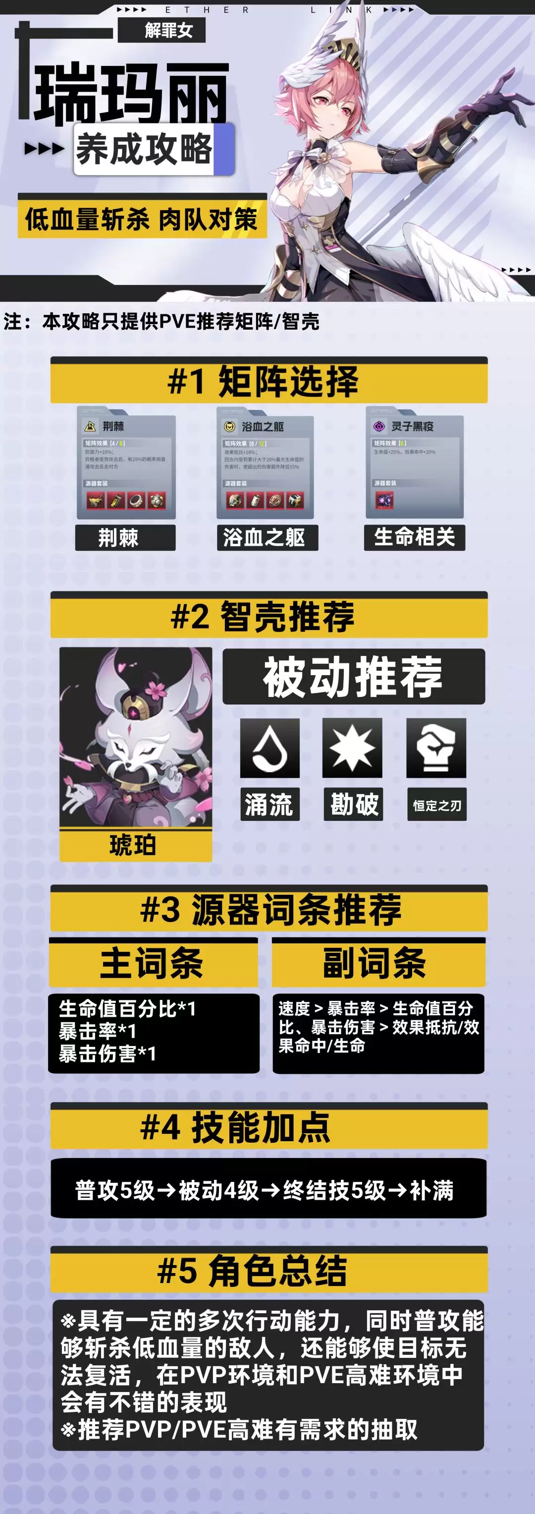 《伊瑟》瑞玛丽养成攻略