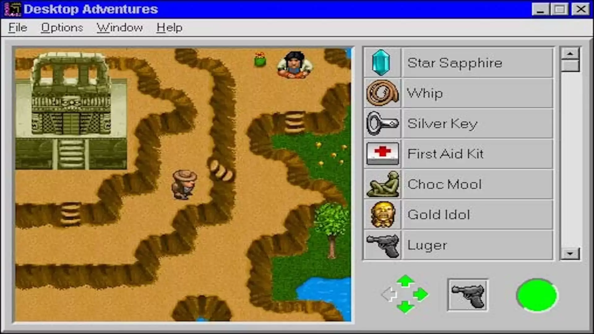 正是这款复古的 Indiana Jones and His Desktop Adventures 游戏，点燃了我对冒险类游戏的一生热爱。