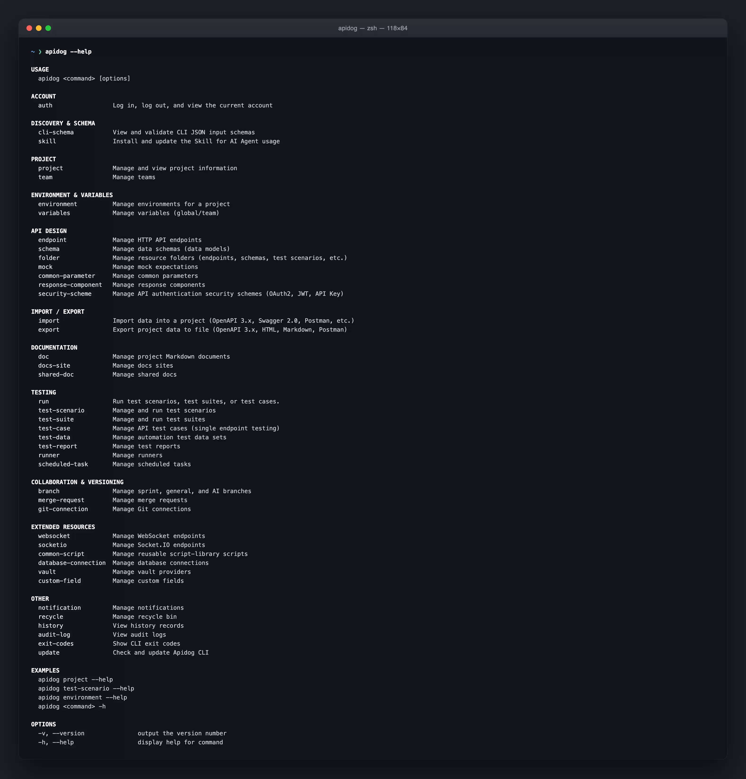Apifox CLI:常驻终端的 API 客户端