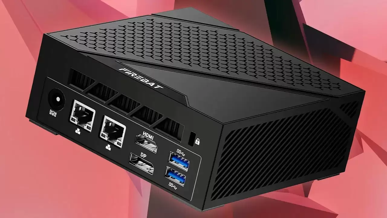 小巧的Firebat AM02 Ryzen 5 6600H迷你电脑是一款完整的Windows 11系统，仅售250美元