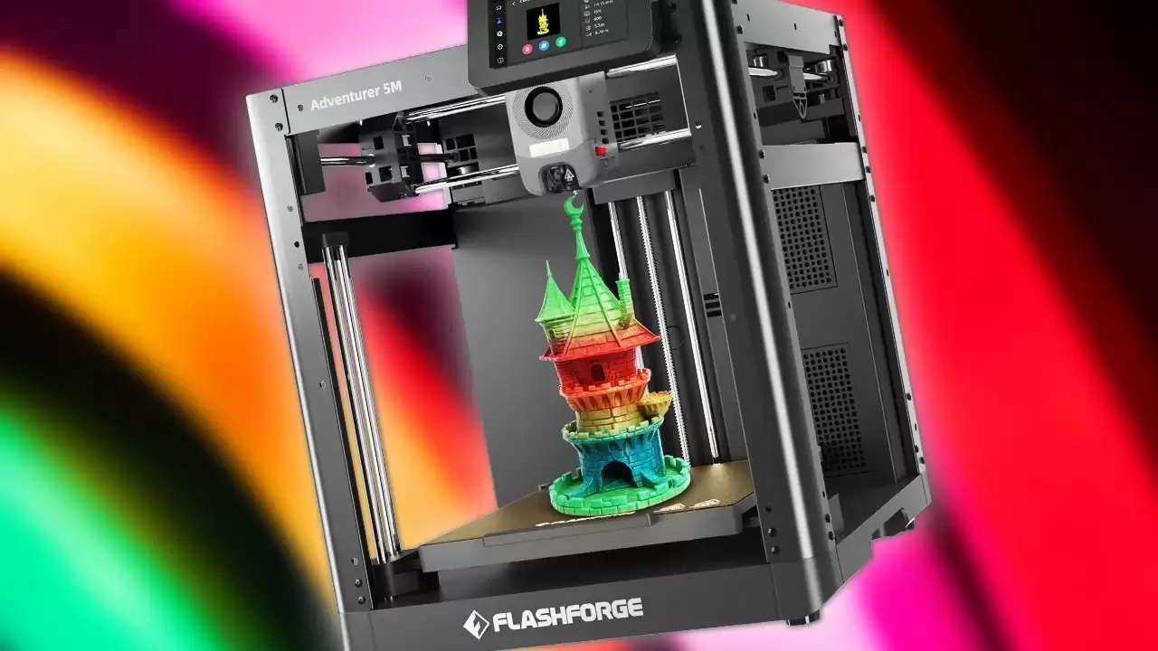 FlashForge Adventurer 5M 3D打印机今日降至140美元，新优惠券现已生效