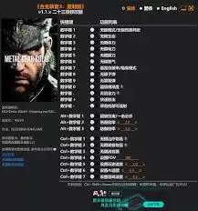合金装备3重制版修改器怎么用