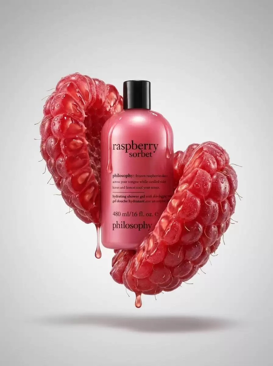 Hyper Realistic Raspberry Product Shell