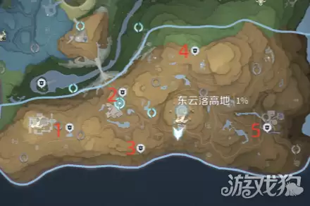 王者荣耀世界东云落高地赋神令全收集 东云落高地赋神令在哪里