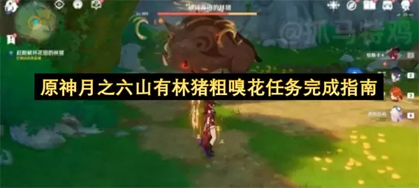 原神月之六山有林猪粗嗅花任务完成指南