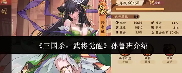 《三国杀：武将觉醒》孙鲁班说明