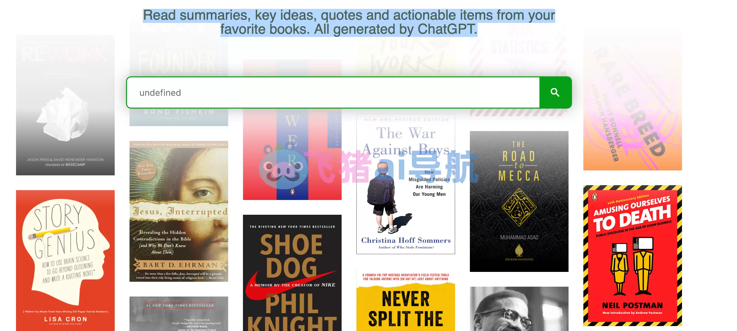 booknotes-booknotes,ChatGPT从你最喜欢的书籍中轻松生成摘要、主要观点、引用