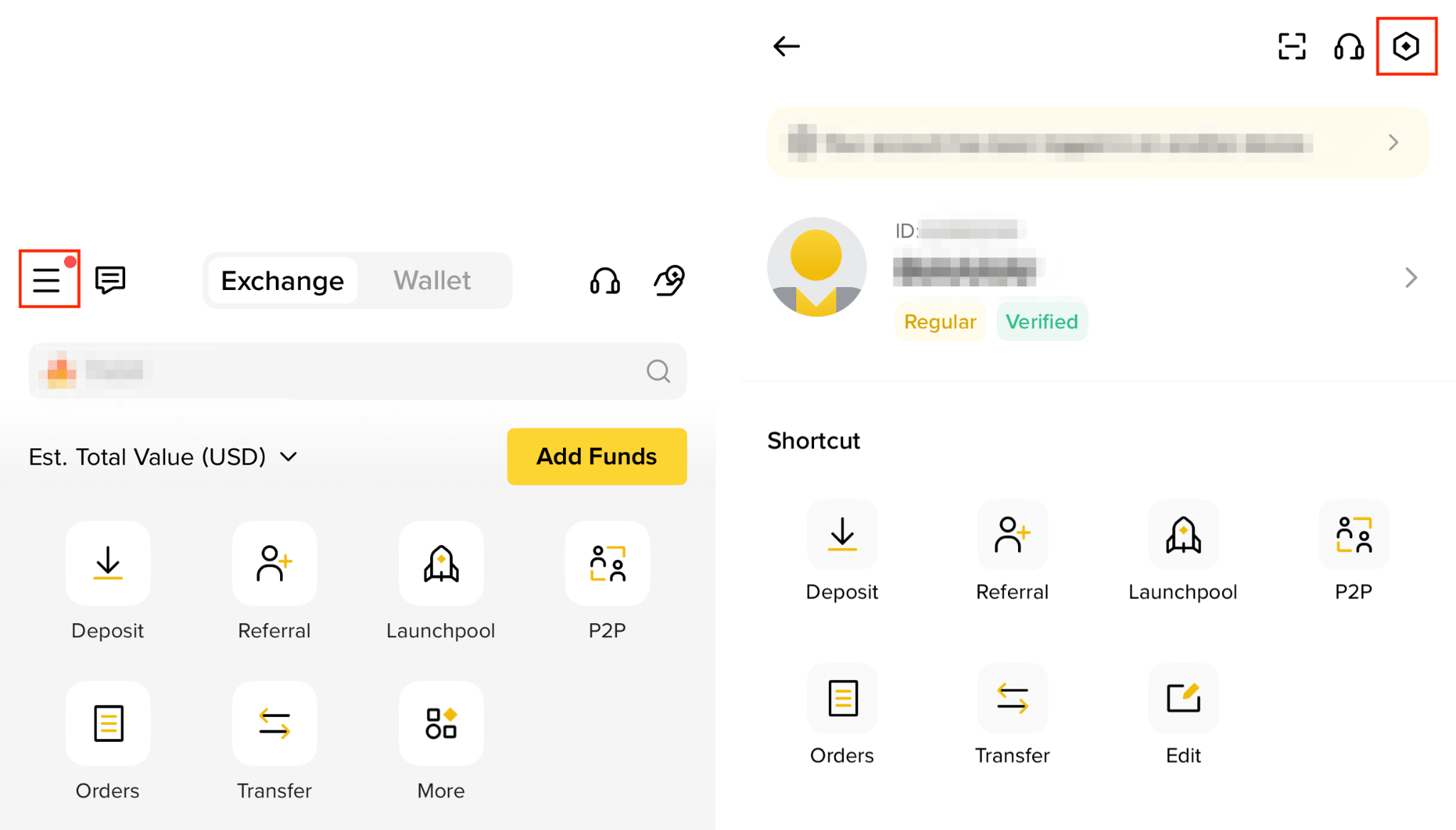 币安 App 账户中心真实截图
